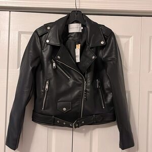 Rebecca Minkoff Faux Leather Motorcycle Jacket